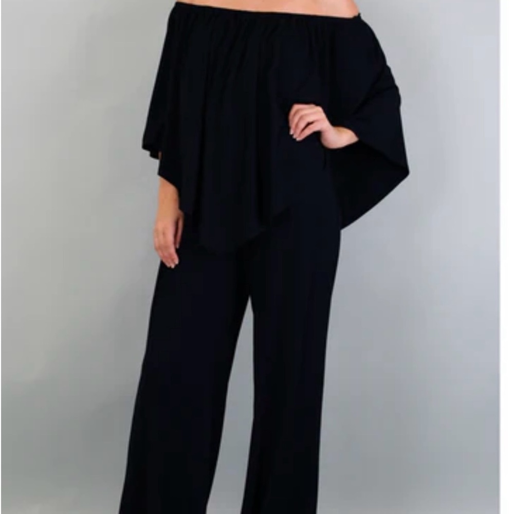James and Joy Off the Shoulder Jumpsuit Size Medium